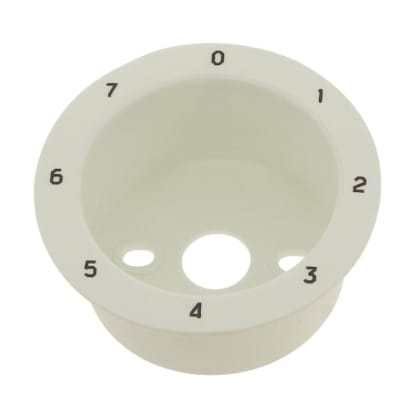 Botón disco termostato 0 a7 blanco image