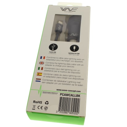 Chargeur allume-cigare + cable lightning - 2