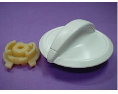 Botón blanco del temporizador image