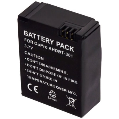 Batería de 3,7 V para gopro ahdbt-301 image