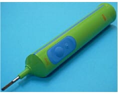 Mango de cepillo verde image