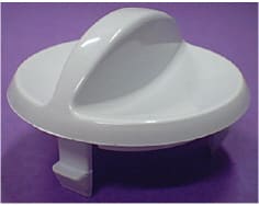 Pulsante programmatore superiore, bianco image