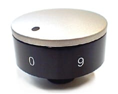 Botón negro/gris 0 a 6 image