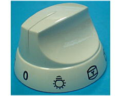 Interruptor del horno con pomo blanco image