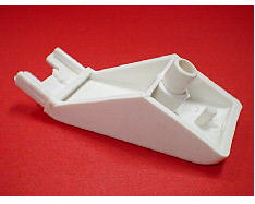 Tappo terminale con maniglia dritta bianco image