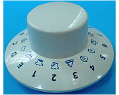 Pulsante timer bianco C00259504 image