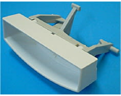 Maniglia della porta bianca image