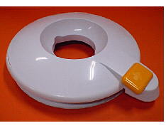 Tapa blanca del bol de la batidora image