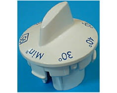 Botón blanco del termostato image