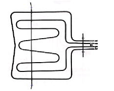 Riscaldatore per forno/grill da 1800w+700w image
