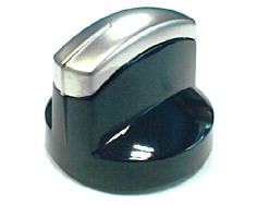 Pulsante nero e grigio a ore 12 image