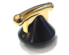 Botón negro y dorado 3h 00166372 image