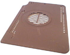 Placa posterior negra image