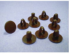 Juego de 10 clips marrones image