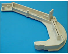 Soporte de visera izquierdo blanco image