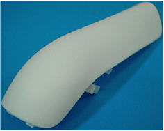 Parte delantera del asa blanca image