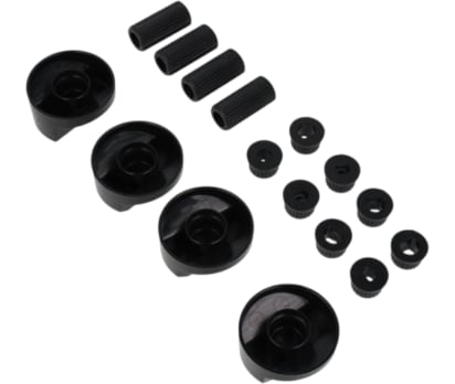 Pomo multieje universal negro, juego de 4 image