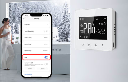 4 Köpfe + Brücke + Thermostat - 4