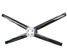 Soporte de televisión cromado image