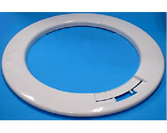 Cornice dell'oblò bianca image