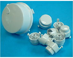 Pulsante timer + pulsanti bianchi image