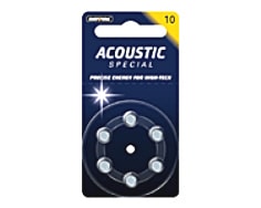 Batteria per apparecchi acustici pr70/10, confezione da 6 pezzi image