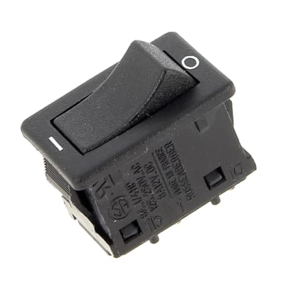 Interruptor negro de encendido/apagado de 2 polos image