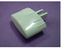 Botón blanco de parada image