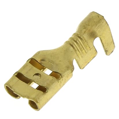 Buchsenklemme Messing 6,3x0,8mm pro 100 - 2