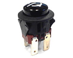 Interruptor negro de encendido/apagado de 4 pines image