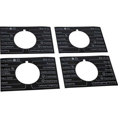Plaque de programmes adhésive 140108512314 image