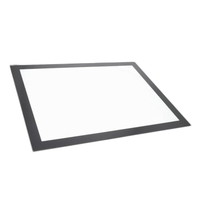 Cristal para puerta de alta temperatura, 524 x 402 mm, 140157332010 - 2