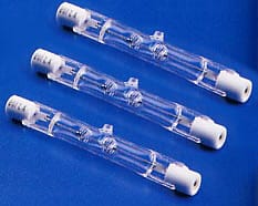 Set di 3 lampadine alogene 150w 117mm r7s image