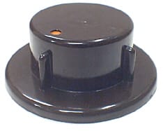 Botón plano marrón 9h image