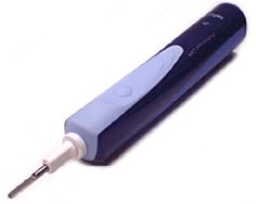 Manico della spazzola blu image