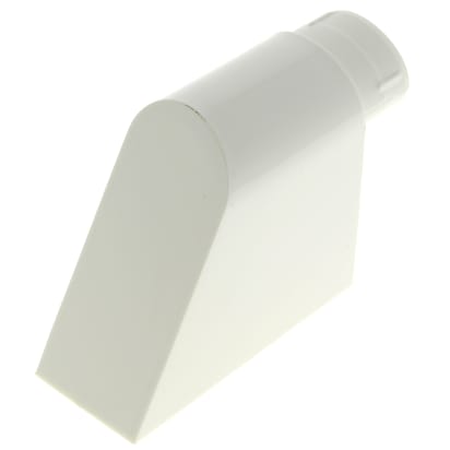 Tapa final, recta, blanca C24P001A0 image