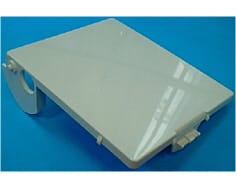 Carcasa de persiana blanca image