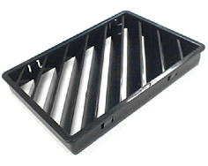 Rejilla recta negra image