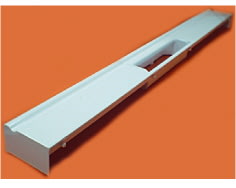 Maniglia per lavastoviglie bianca image