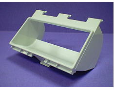 Custodia con maniglia bianca image