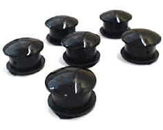 Pulsante del programmatore, nero, 6 pezzi. image