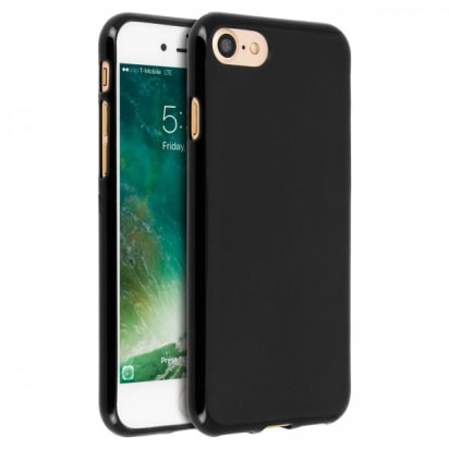 Funda de gel negra para iphone 7 image