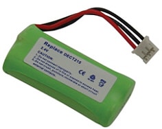 Batería de teléfono de 2,4 V y 650 mAh image