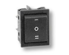 Interruptor negro de 3 posiciones image