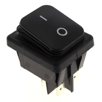 Interruptor de encendido y apagado negro de 4 clavijas 4758-430-0500 image