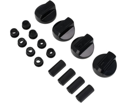 Manopola multiasse universale nera, set di 4 pezzi - 3