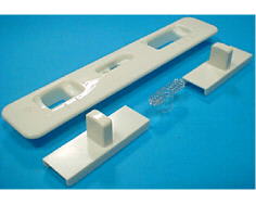 Diadema + botones deslizantes blancos image