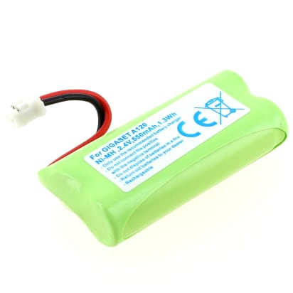 Batería de teléfono de 2,4 V y 600 mAh image