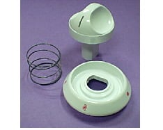 Pulsante del forno bianco image