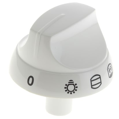 Botón selector de blanco image